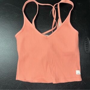 Vuori small rose pink all the feels tank